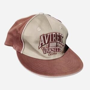 Y2K Avirex brown varsity cap